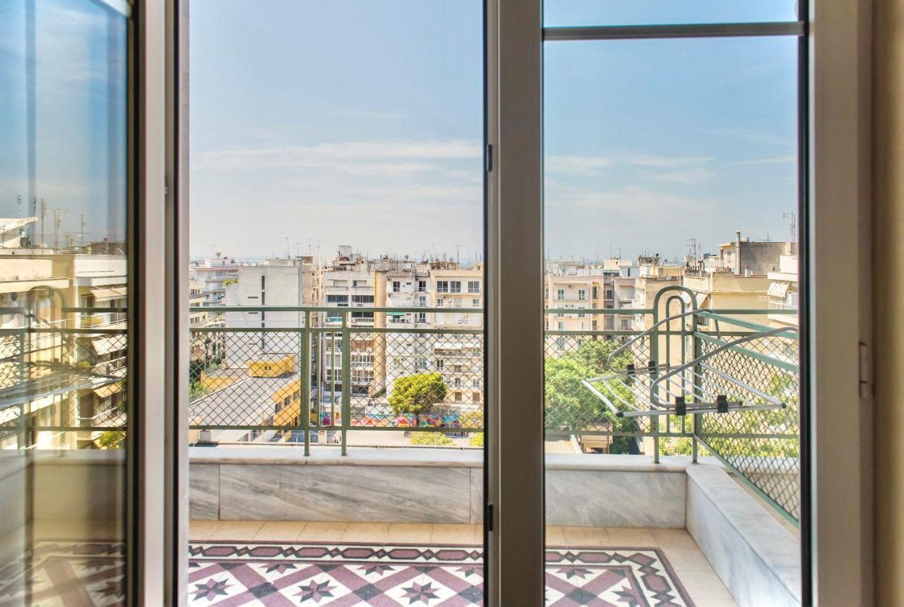 Ferienwohnung #Lighthouse Penthouse By Halu! Apts Thessaloniki Exterior foto