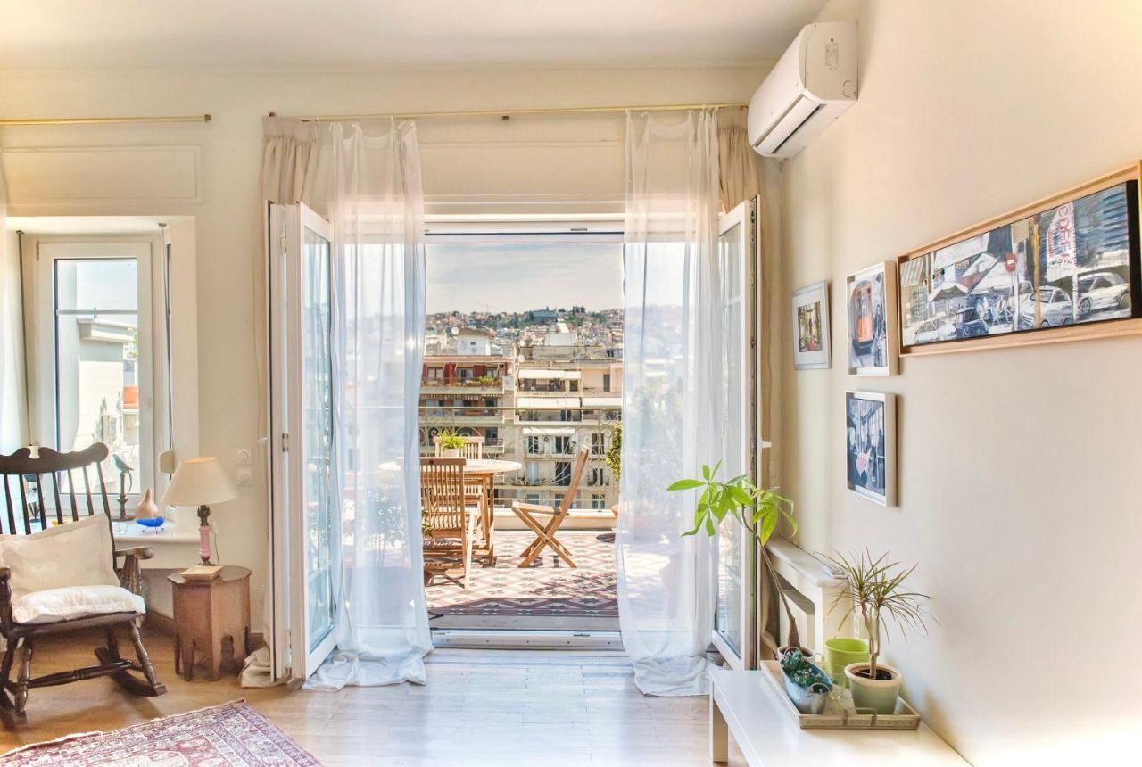 Ferienwohnung #Lighthouse Penthouse By Halu! Apts Thessaloniki Exterior foto